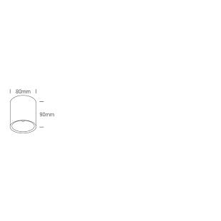 Vonkajšie svietidlo Stropné svietidlo ONE LIGHT DARK LIGHT 12W WW IP65 230V čierna 67540A/B/W
