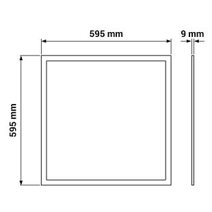 Interiérové svietidlo LED-POL ORO PANEL VELA 40W ORO07044