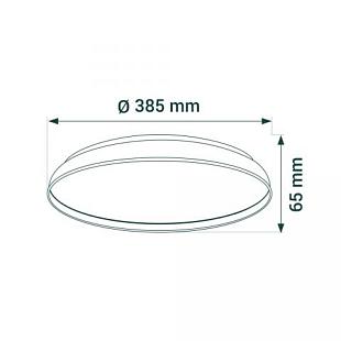 Interiérové svietidlo LED-POL ORO-NUBE-WHITE-36W-DW ORO33250