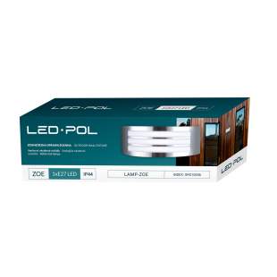 Vonkajšie svietidlo LED-POL Lamp ZOE wall ORO10036