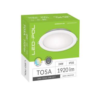 Interiérové svietidlo LED-POL ORO TOSA 24W CCT ORO21033