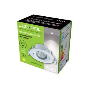 Bodové svietidlo LED-POL ORO SPOT ZUMA 5W ORO23001