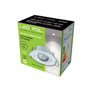 Bodové svietidlo LED-POL ORO SPOT ZUMA 5W ORO23002