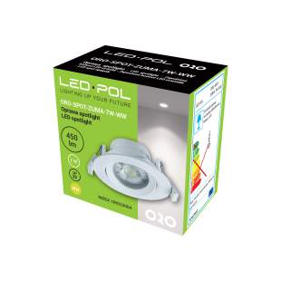 Bodové svietidlo LED-POL ORO SPOT ZUMA 7W ORO23004