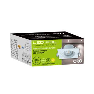 Bodové svietidlo LED-POL ORO SPOT ZUMO 5W ORO23007