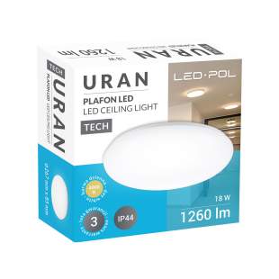 Interiérové svietidlo LED-POL ORO URAN 18W  ORO26007