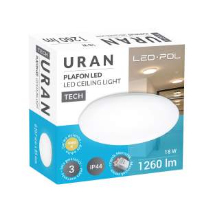 Interiérové svietidlo LED-POL ORO URAN 18W MIC ORO26008