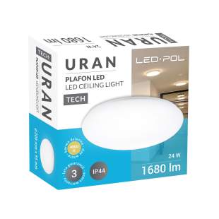 Interiérové svietidlo LED-POL ORO URAN 24W  ORO26009