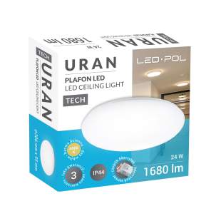 Interiérové svietidlo LED-POL ORO URAN 24W MIC ORO26010