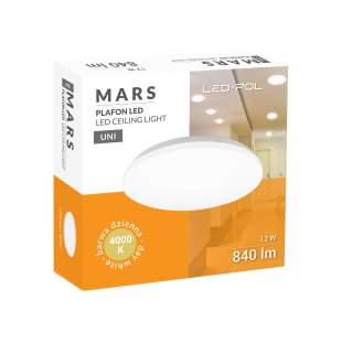 Interiérové svietidlo LED-POL ORO MARS 12W  ORO26016