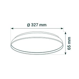 Interiérové svietidlo LED-POL ORO-NUBE-WHITE-24W-DW ORO33249
