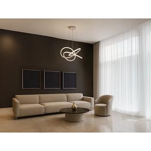 Interiérové svietidlo LED závesné svietidlo s diaľkovým ovládačom 95W TA2309/W