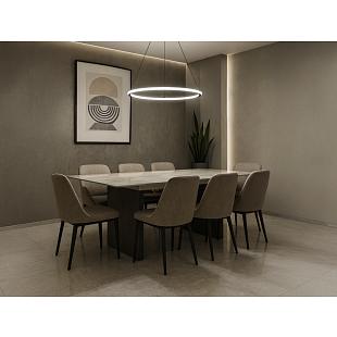 Interiérové svietidlo LED závesné svietidlo s diaľkovým ovládačom 90W TA2313/B