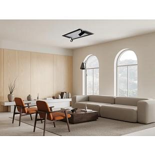 Interiérové svietidlo NEDES stropné svietidlo 80W + diaľkový ovládač TA1319/WB