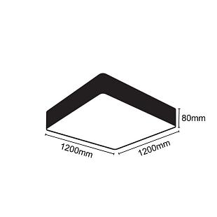 Interiérové svietidlo NEDES LED stropné svietidlo 240W LCL7224