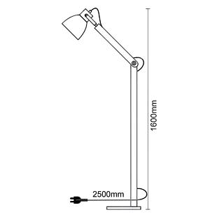 Interiérové svietidlo NEDES stojanová lampa WRE152