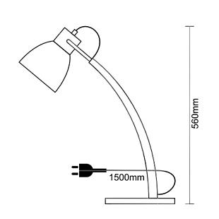 Interiérové svietidlo NEDES stolová lampa WRE161