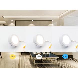 Interiérové svietidlo NEDES LED panel prisadený 6W CCT LPL331