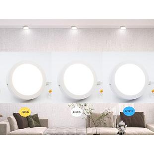 Interiérové svietidlo NEDES LED panel prisadený 12W CCT LPL333