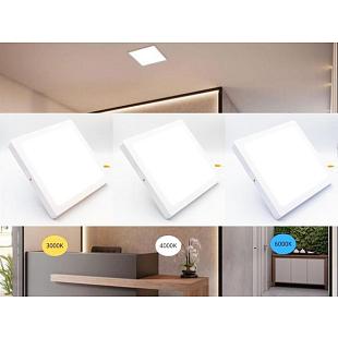 Interiérové svietidlo NEDES LED panel prisadený 24W CCT LPL435