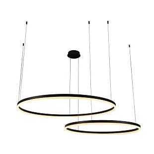 Interiérové svietidlo NEDES závesné svietidlo 128W + diaľkový ovládač J4383/B