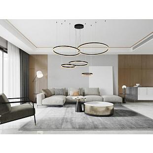 Interiérové svietidlo NEDES závesné svietidlo 220W + diaľkový ovládač J4372/B