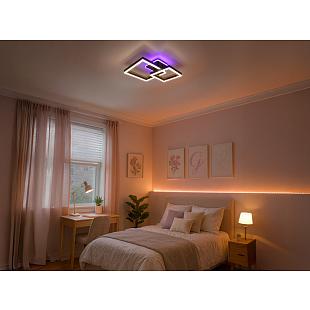 Interiérové svietidlo LED stropné svietidlo s diaľkovým ovládačom 75W TA1340/B