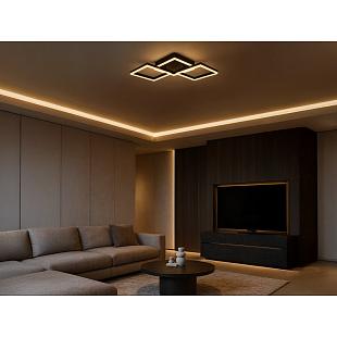 Interiérové svietidlo LED stropné svietidlo s diaľkovým ovládačom 85W TA1341/B