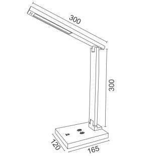 Interiérové svietidlo NEDES LED lampička LISA  DL1202/W