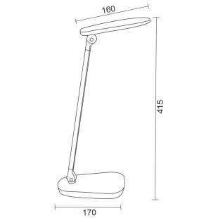 Interiérové svietidlo NEDES LED lampička AMY  DL1207/W