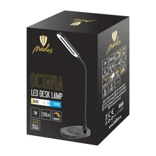 Interiérové svietidlo NEDES LED lampička OCTAVIA DL4301/B