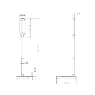 Interiérové svietidlo NEDES LED lampička OCTAVIA DL4301/B