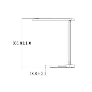 Interiérové svietidlo NEDES LED lampička KIARA  DL4304/B