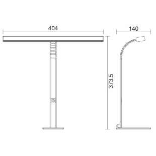 Interiérové svietidlo NEDES LED lampička AMELIA  DL5301/S