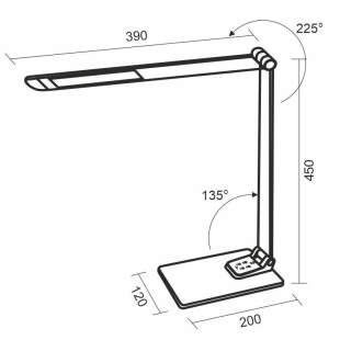 Interiérové svietidlo NEDES LED lampička FRIDA DL5302/B