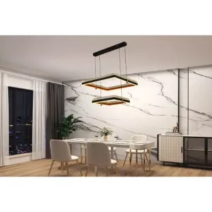 Interiérové svietidlo NEDES LED svietidlo + diaľkový ovládač 165W J4337/B
