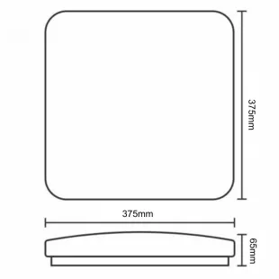 Interiérové svietidlo NEDES LED svietidlo OPAL + diaľkový ovládač 36W LCL534S/S