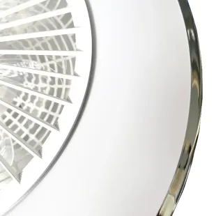 Interiérové svietidlo NEDES LED svietidlo + stropný ventilátor + diaľkový ovládač 72W LCL6352