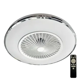 Interiérové svietidlo NEDES LED svietidlo + stropný ventilátor + diaľkový ovládač 72W