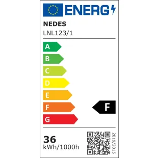 Interiérové svietidlo NEDES LED svietidlo 36W / IP40 WTL / 1 / 1200 / 4000K LNL123/1