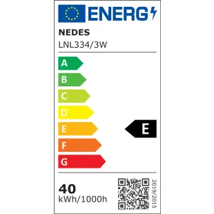 Interiérové svietidlo NEDES LED nadpáj.svietidlo 40W IP65 LNL334/3W