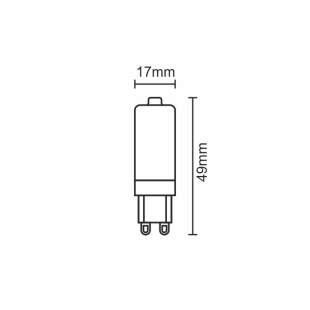 Žiarovky a LED NEDES LED G9 4W 4000K ZLS624CD