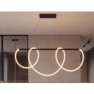 Interiérové svietidlo Závesné svietidlo NEDES J4390/B LED + diaľkový ovládač 75W