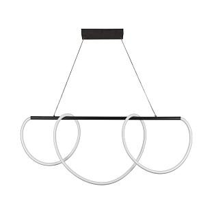 Interiérové svietidlo Závesné svietidlo NEDES J4390/B LED + diaľkový ovládač 75W J4390/B