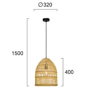 Interiérové svietidlo Závesná lampa VIOKEF  VIO4228300