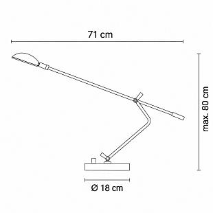 Interiérové svietidlo Stolová LED lampa GLOBO CANUM  GLB58176