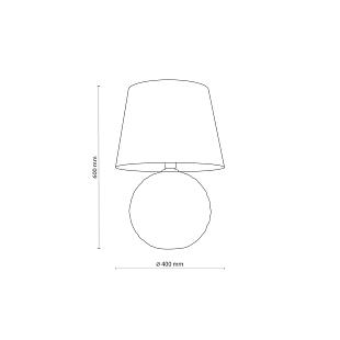 Interiérové svietidlo TK LIGHTING SANTANA white 5593
