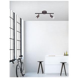 Interiérové svietidlo NOVA LUCE Bodové svietidlo hrdzavý kov GU10 2x5W 230V IP20 