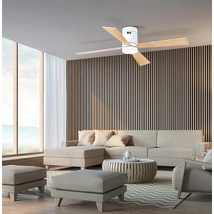 Interiérové svietidlo ZAMBELIS stropný ventilátor s osvetlením 19137