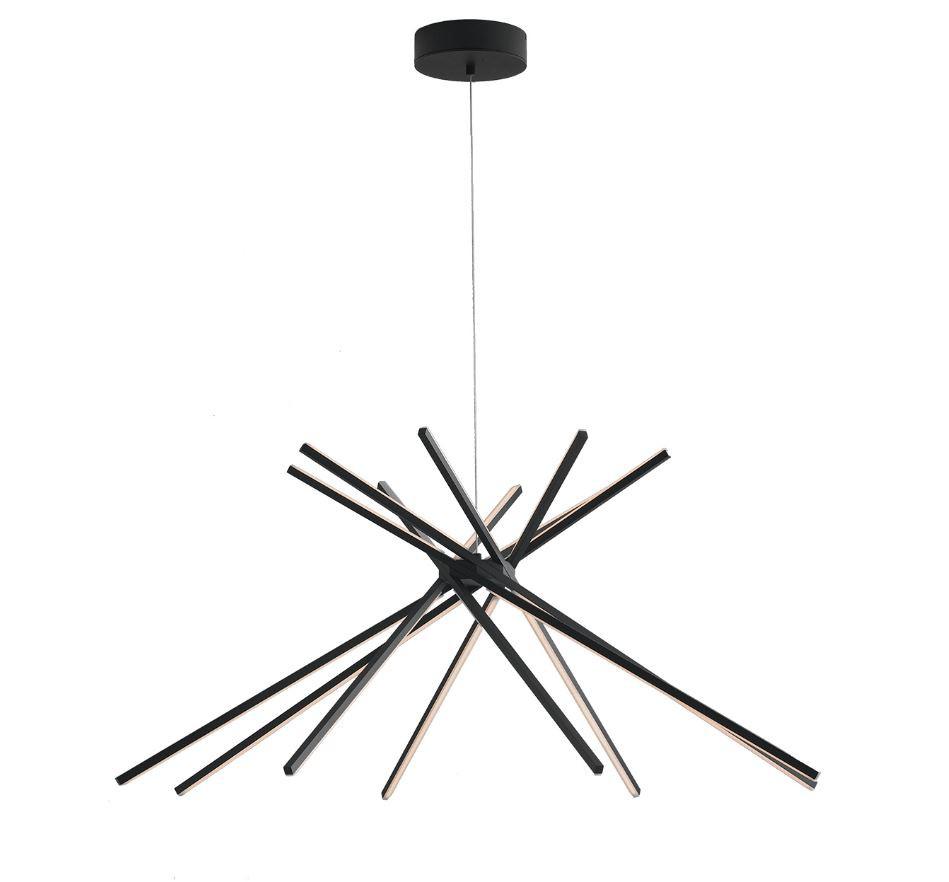 Interiérové svietidlo FAN EUROPE SHANGHAI 3000K LED-SHANGHAI-S8C NERO